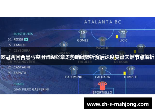 欧冠两回合黑马突围晋级终章走势暗藏转折赛后深度复盘关键节点解析 欧冠两回合黑马突围晋级终章走势暗藏转折赛后深度复盘关键节点解析